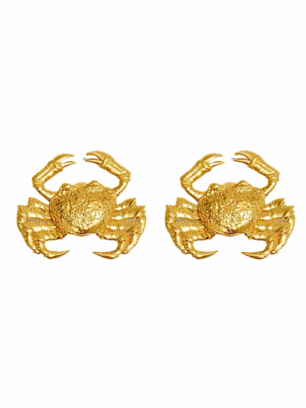 Schiaparelli Style Zodiac Earrings - Cancer